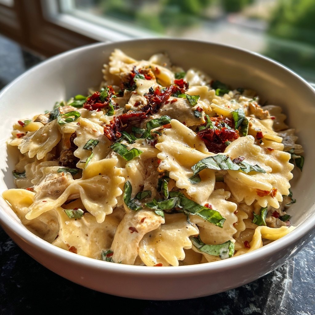 Creamy Marry Me Chicken Bowtie Pasta