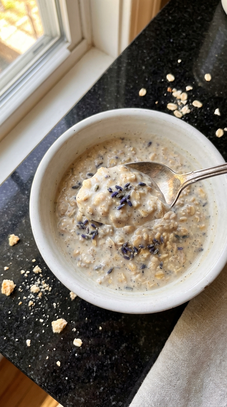 Lavender Vanilla Overnight Oats