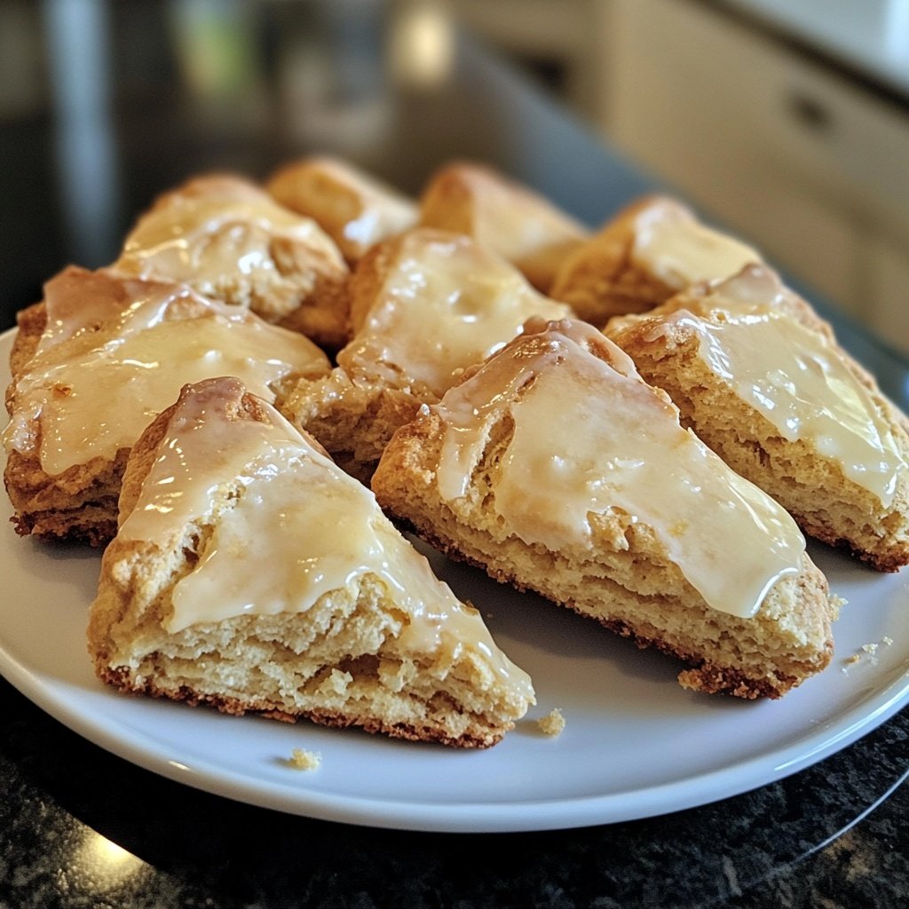 Meyer Lemon Ginger Scones