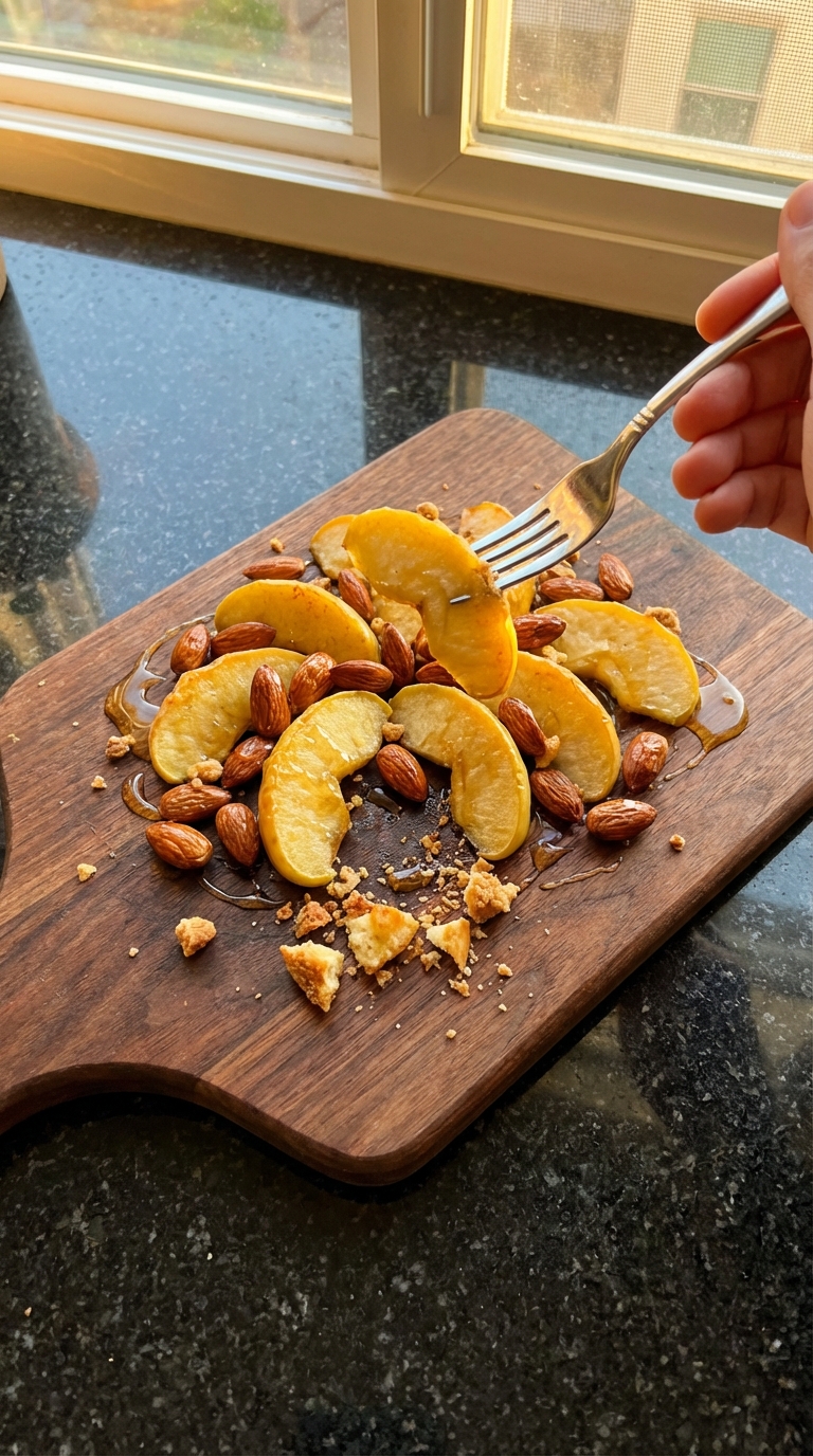 Crunchy Apple Almond Snack