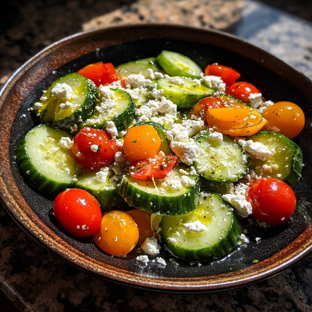 Garden Fresh Cucumber Salad