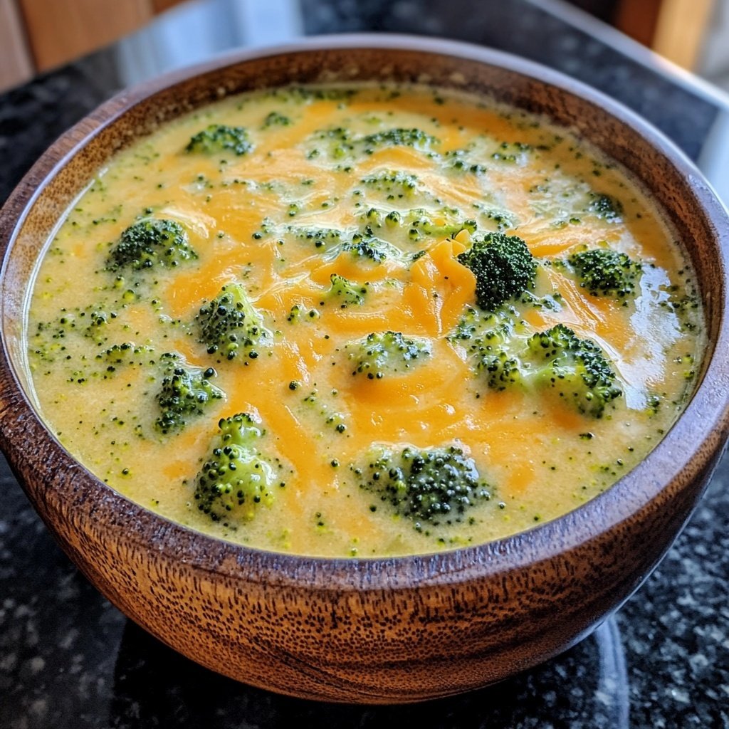 Comfort Broccoli Cheddar Soup​