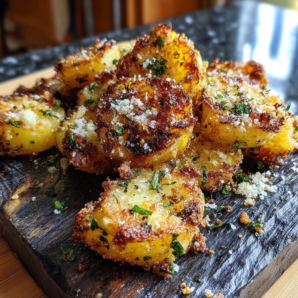Crispy Parmesan Potato Bites