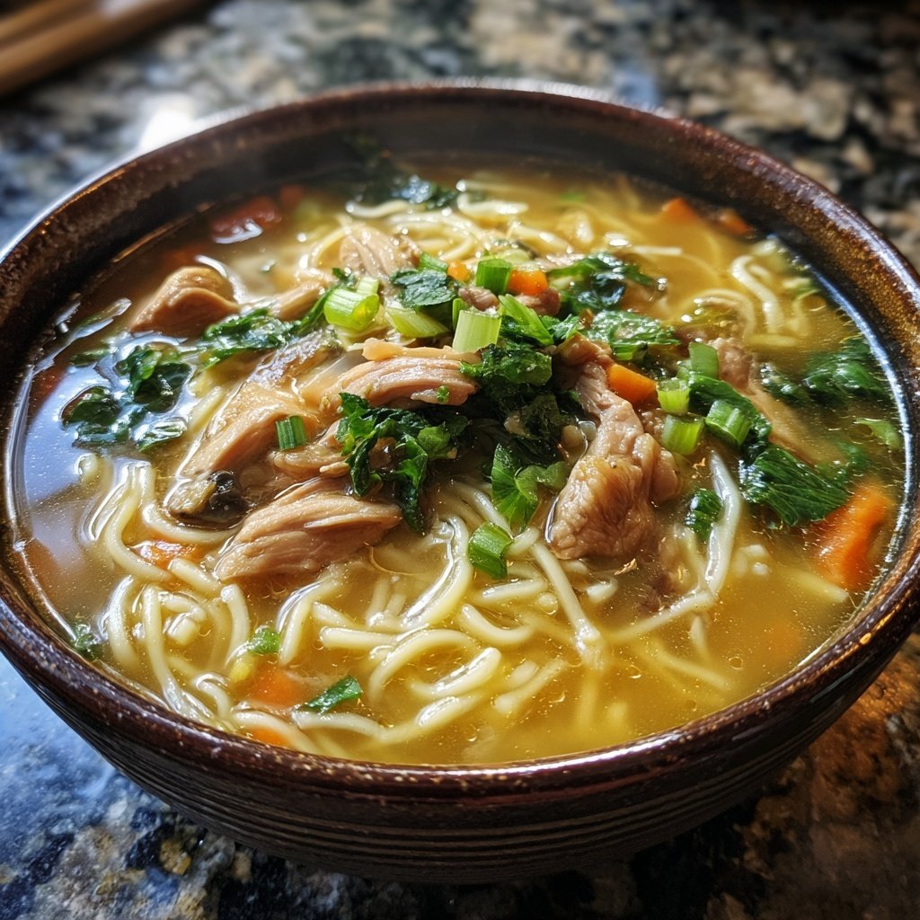 Chinese Chicken Noodle Soup
