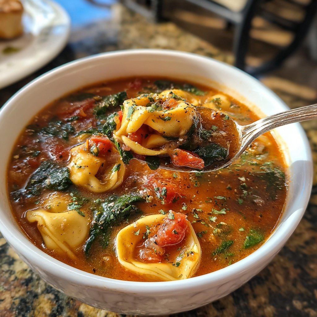 Tuscan Tortellini Soup