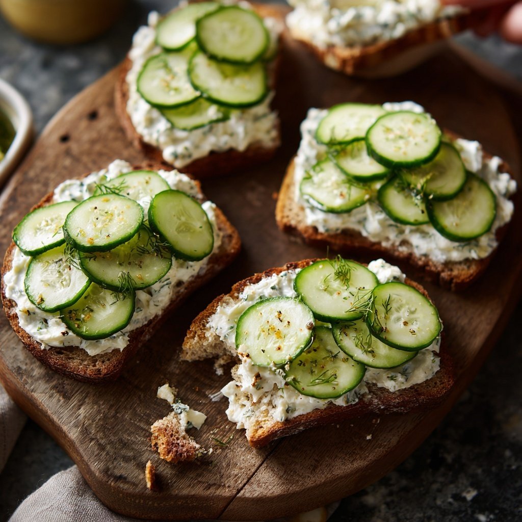Quick and Easy Cucumber Sandwiches
