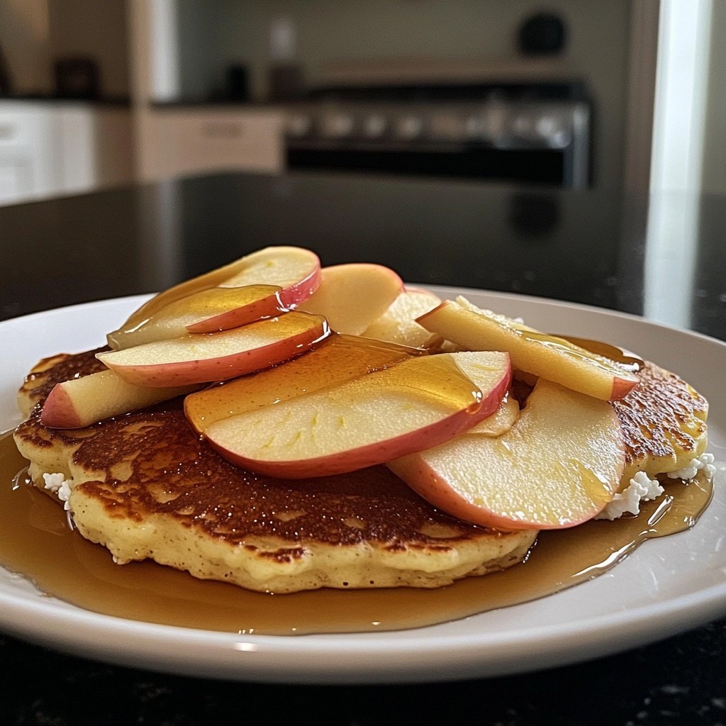 Apple Ricotta Pancakes