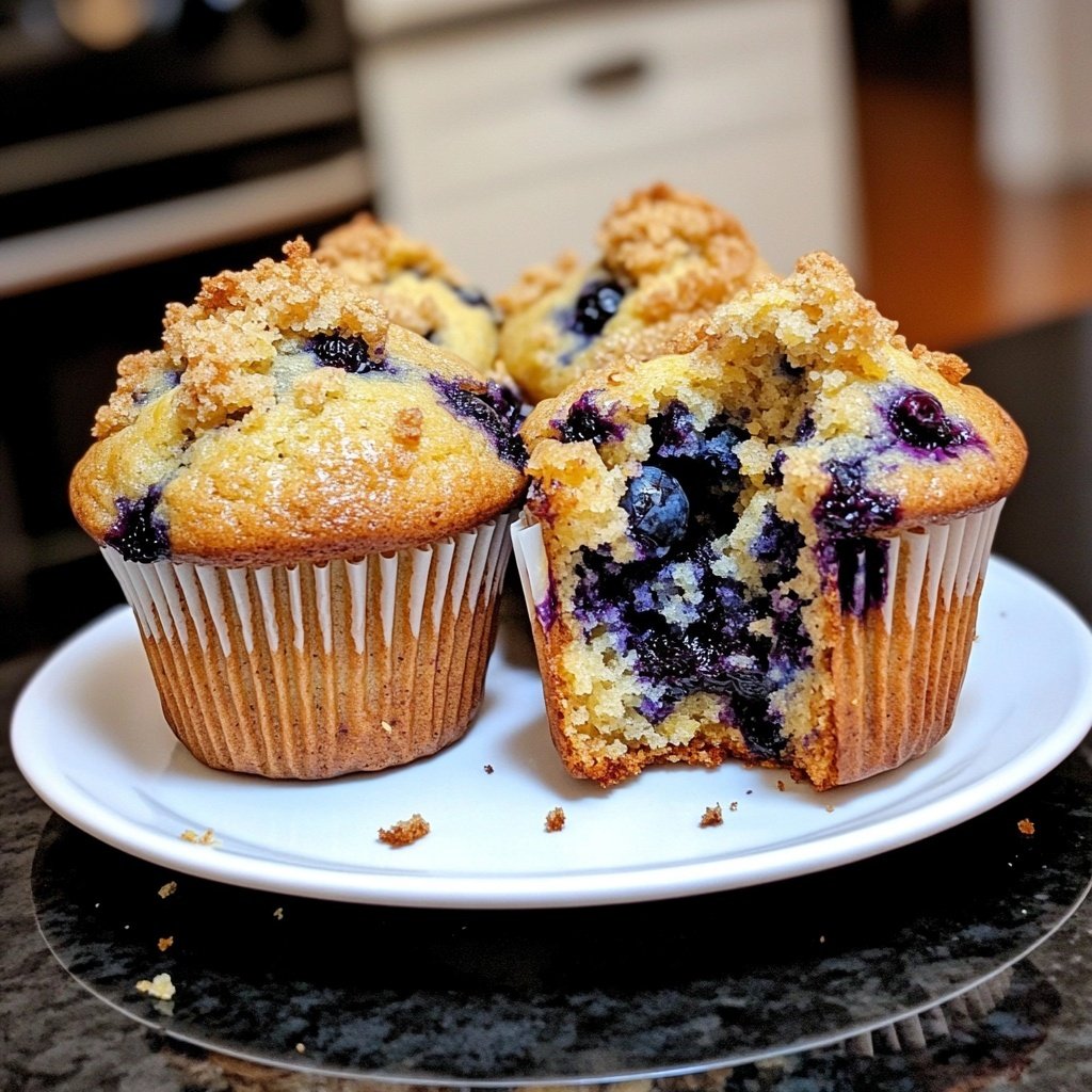 Meyer Lemon Blueberry Muffins