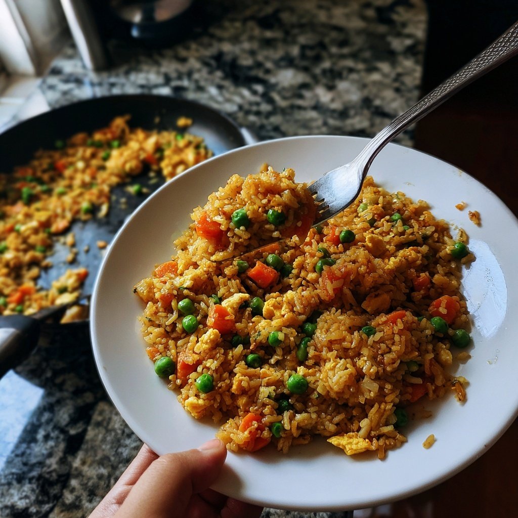 Fast Fried Rice with Veggies